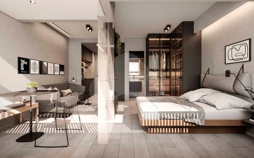 Casa Genebra - Apartamento com 24,43 m², em Bela Vista — foto 2
