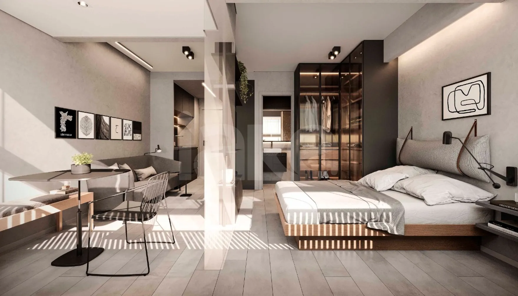 Casa Genebra - Apartamento com 36,55 m², em Bela Vista — foto 2