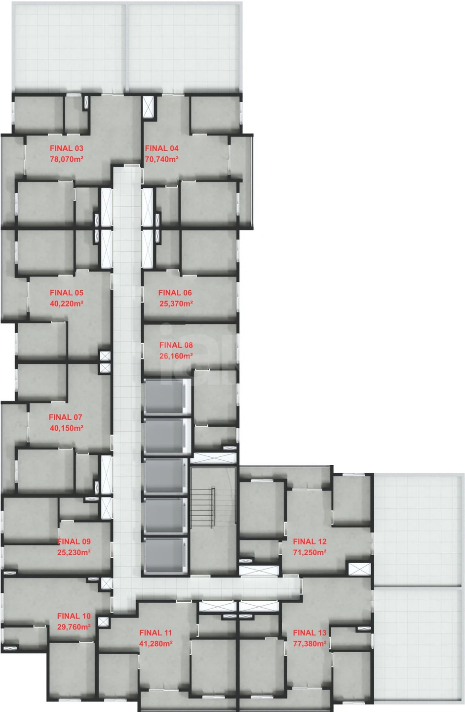Planta — Pavimento 23