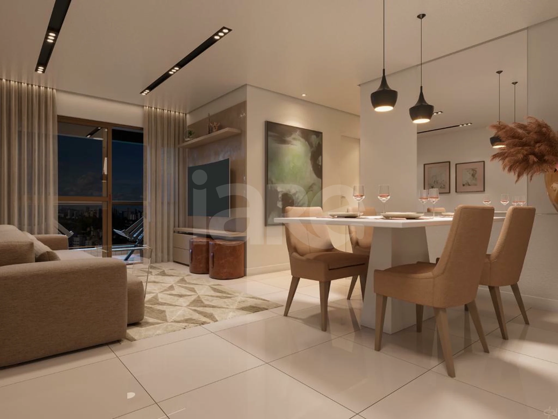 Brisa dos Nobres - Apartamento com 70,8 m², em Cordeiro — foto 2