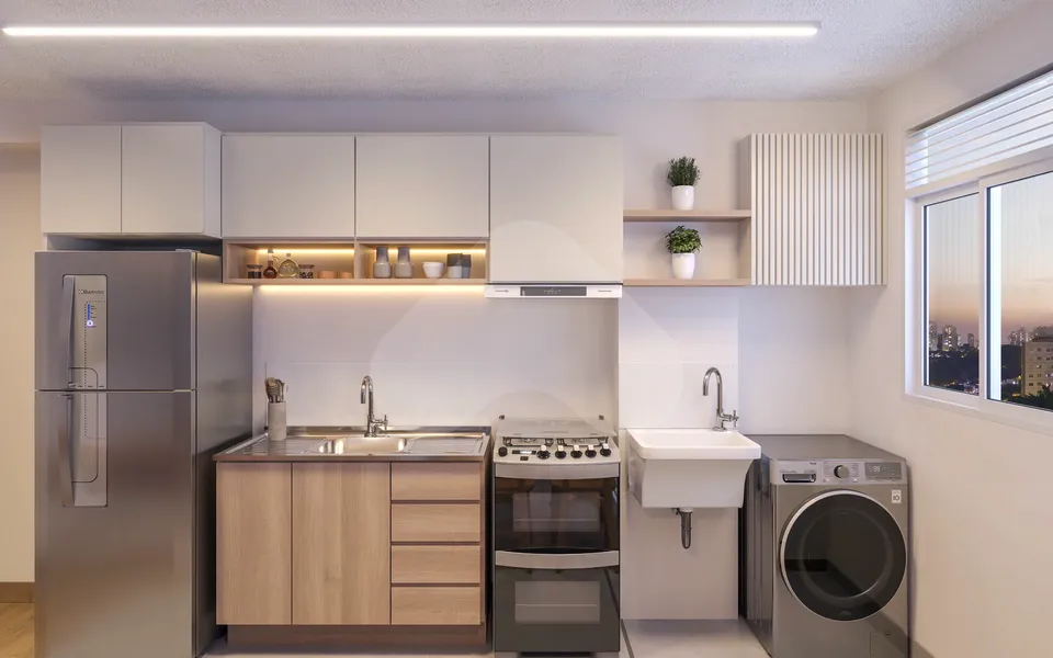 Ipê Amarelo Residencial - Apartamento com 37,18 m², em Campo Grande — foto 2