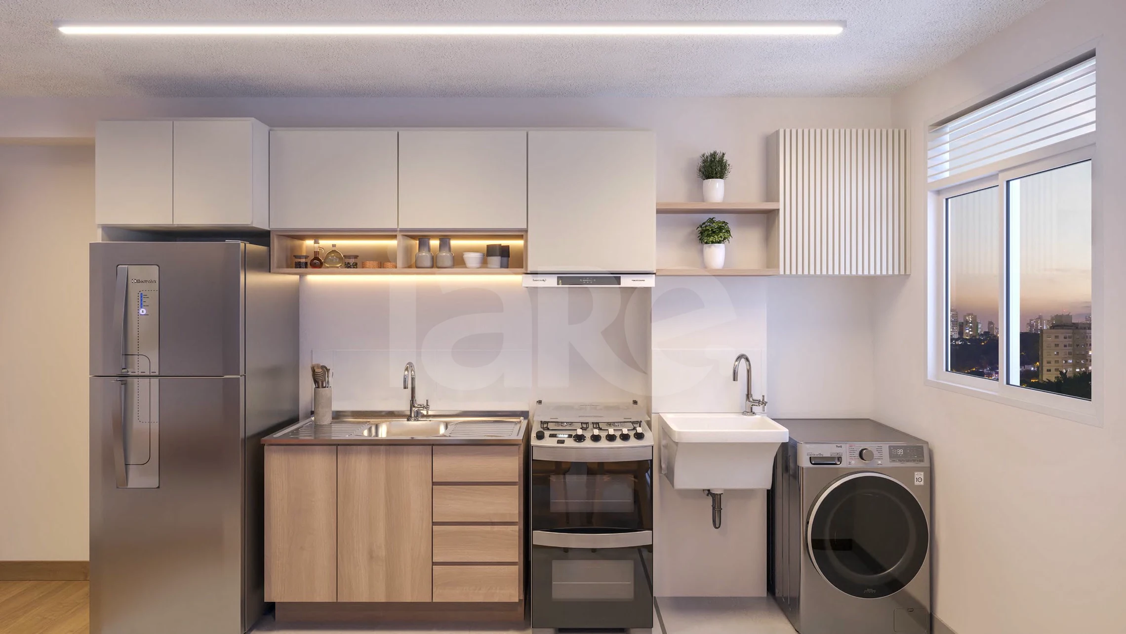 Ipê Amarelo Residencial - Apartamento com 37,18 m², em Campo Grande — foto 2