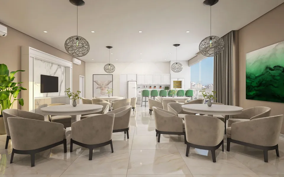 Torres de Málaga - Apartamento com 61,6 m², em Morretes — foto 5