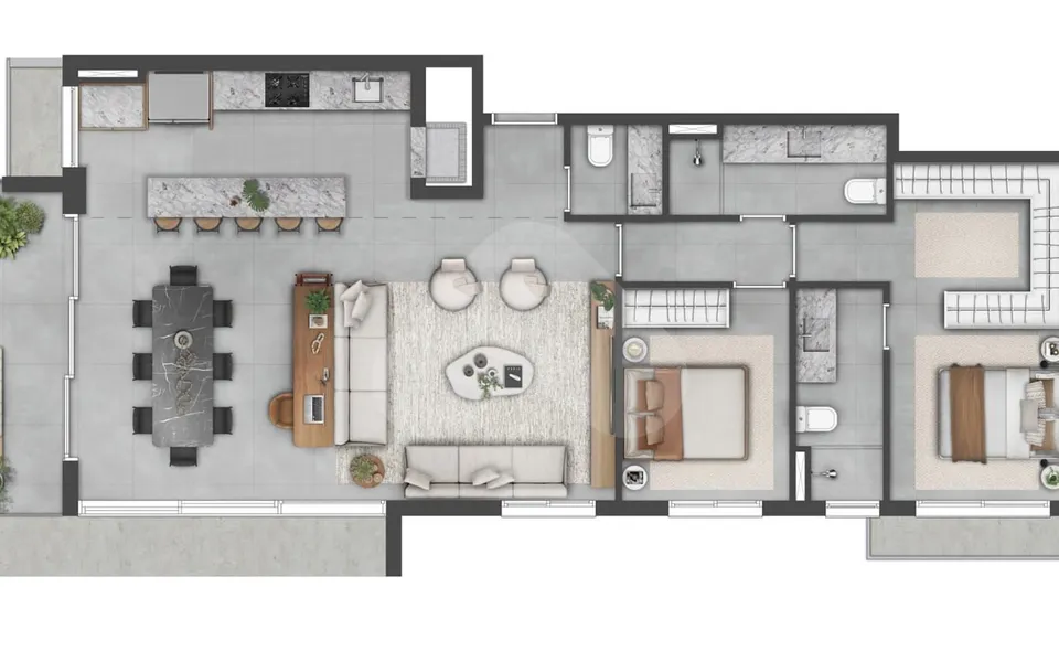 Go Moinhos Apto AP79638 - Apartamento com 106,6 m², em Moinhos de Vento — foto 3