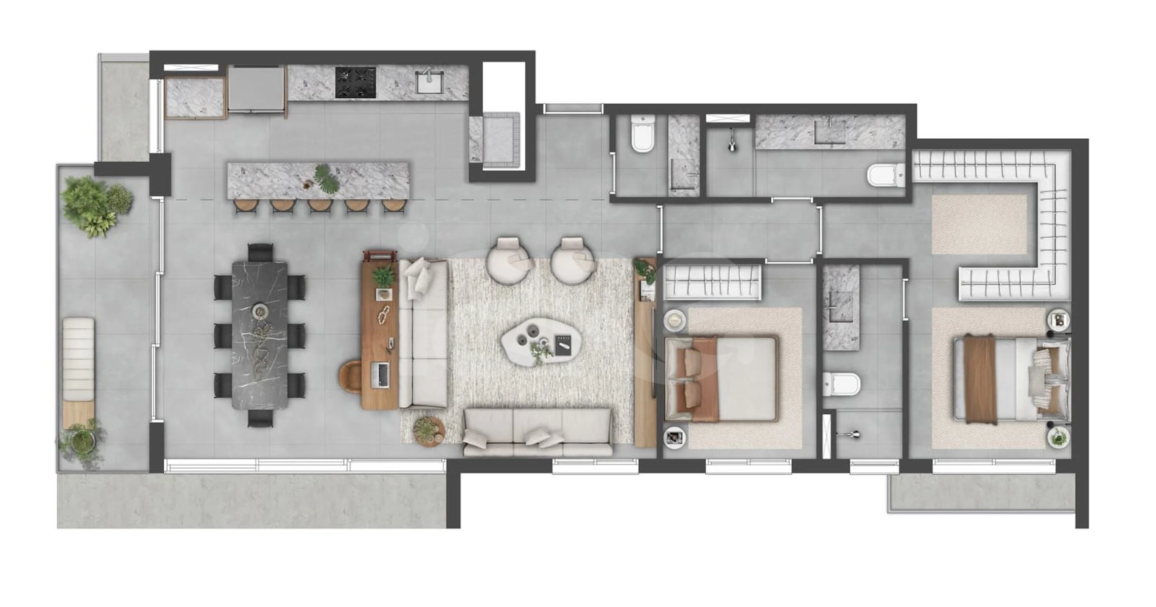 Go Moinhos Apto AP79638 - Apartamento com 106,6 m², em Moinhos de Vento — foto 3