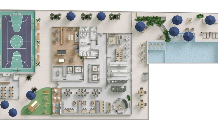 Planta — Pavimento lazer 01