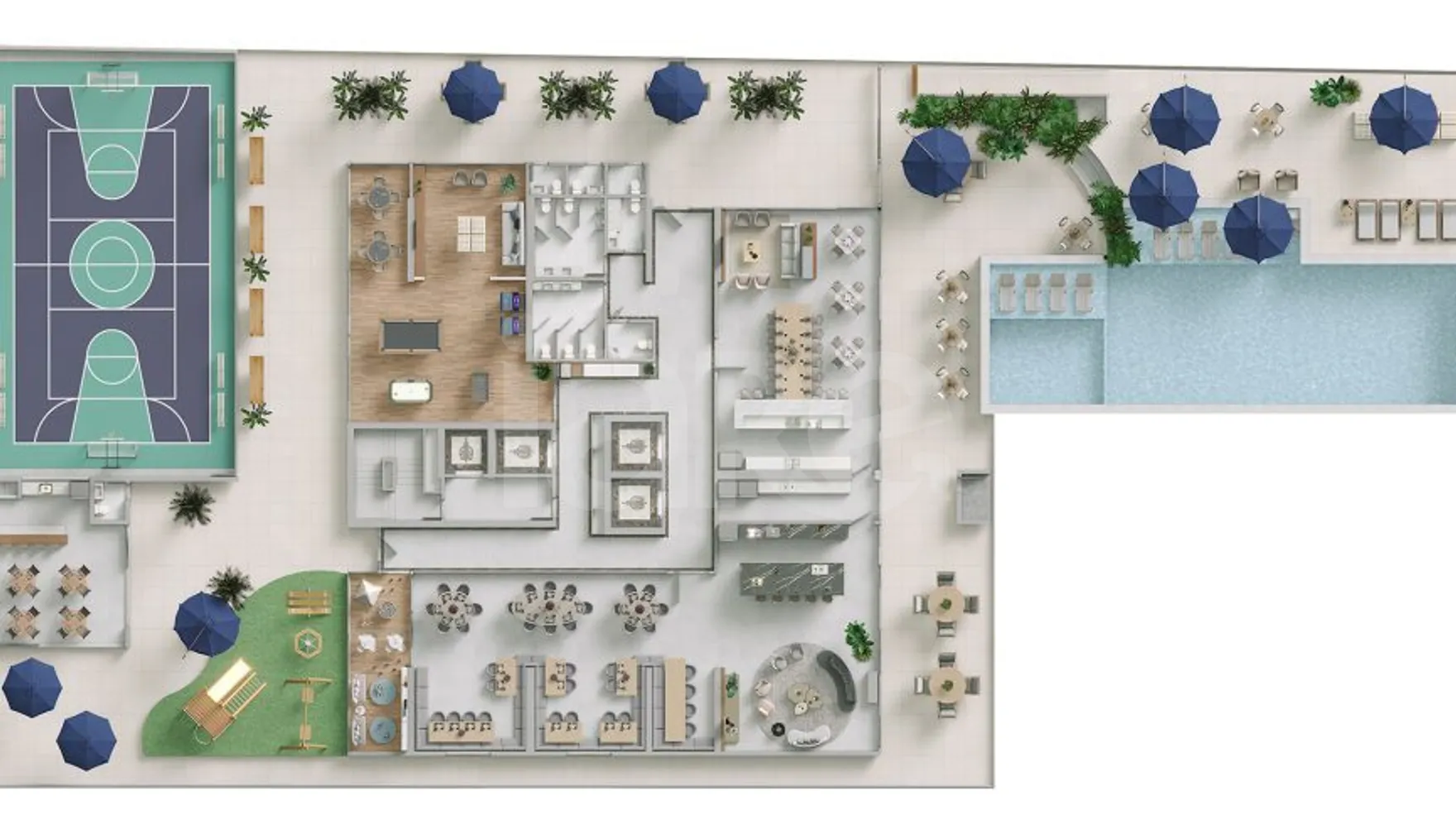 Planta — Pavimento lazer 01