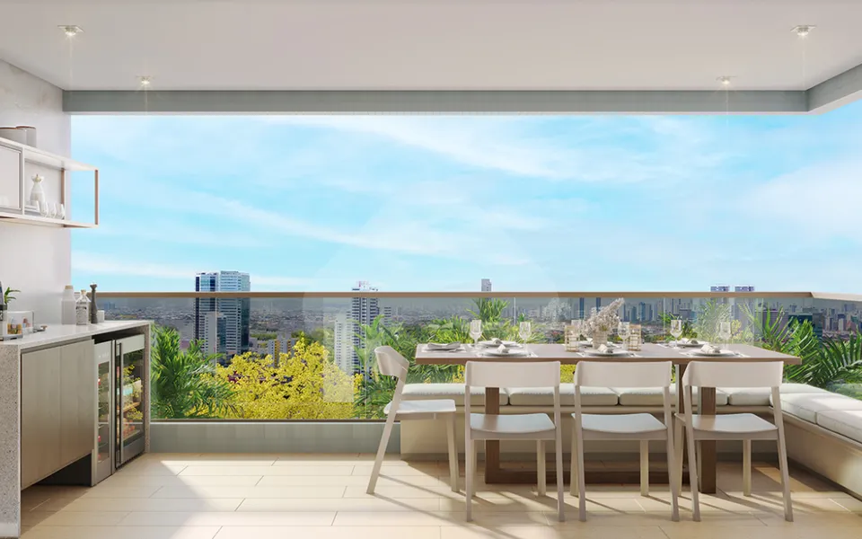 Alameda Rio - Apartamento com 93 m², em Madalena — foto 8