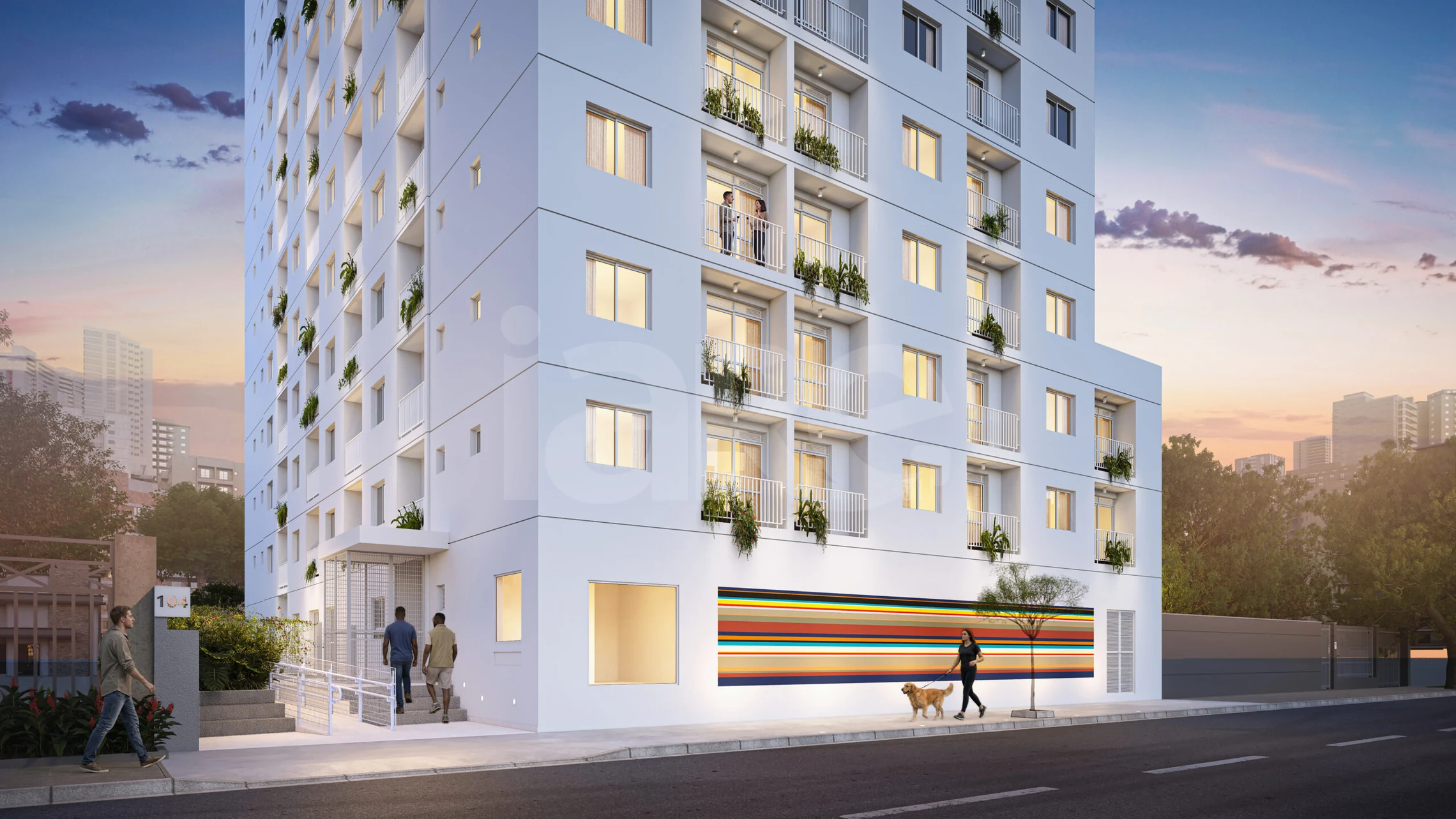 Bem Viver Praça Fortunato - Apartamento com 25,39 m², em Vila Buarque — foto 2