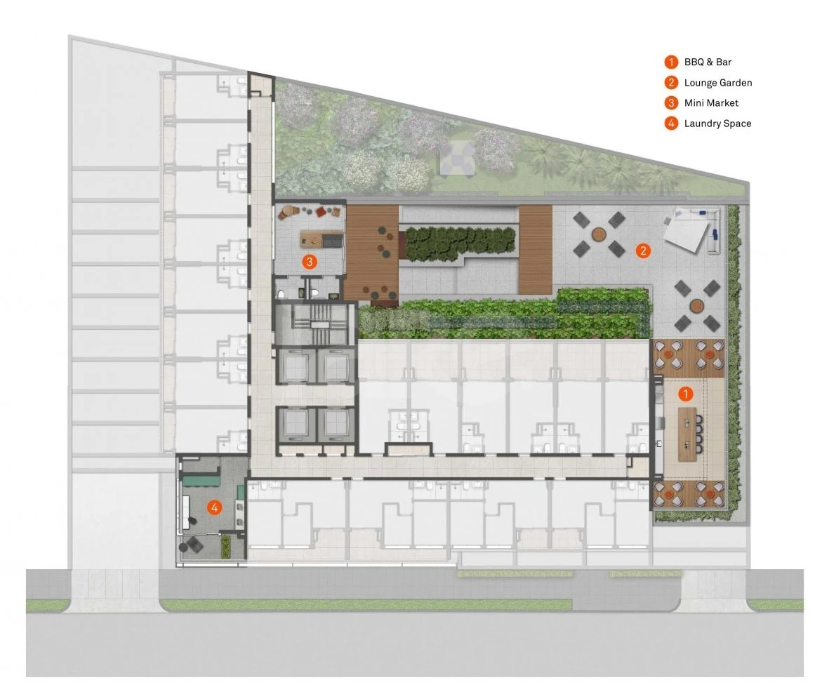 Planta — Implantação 2º pavimento