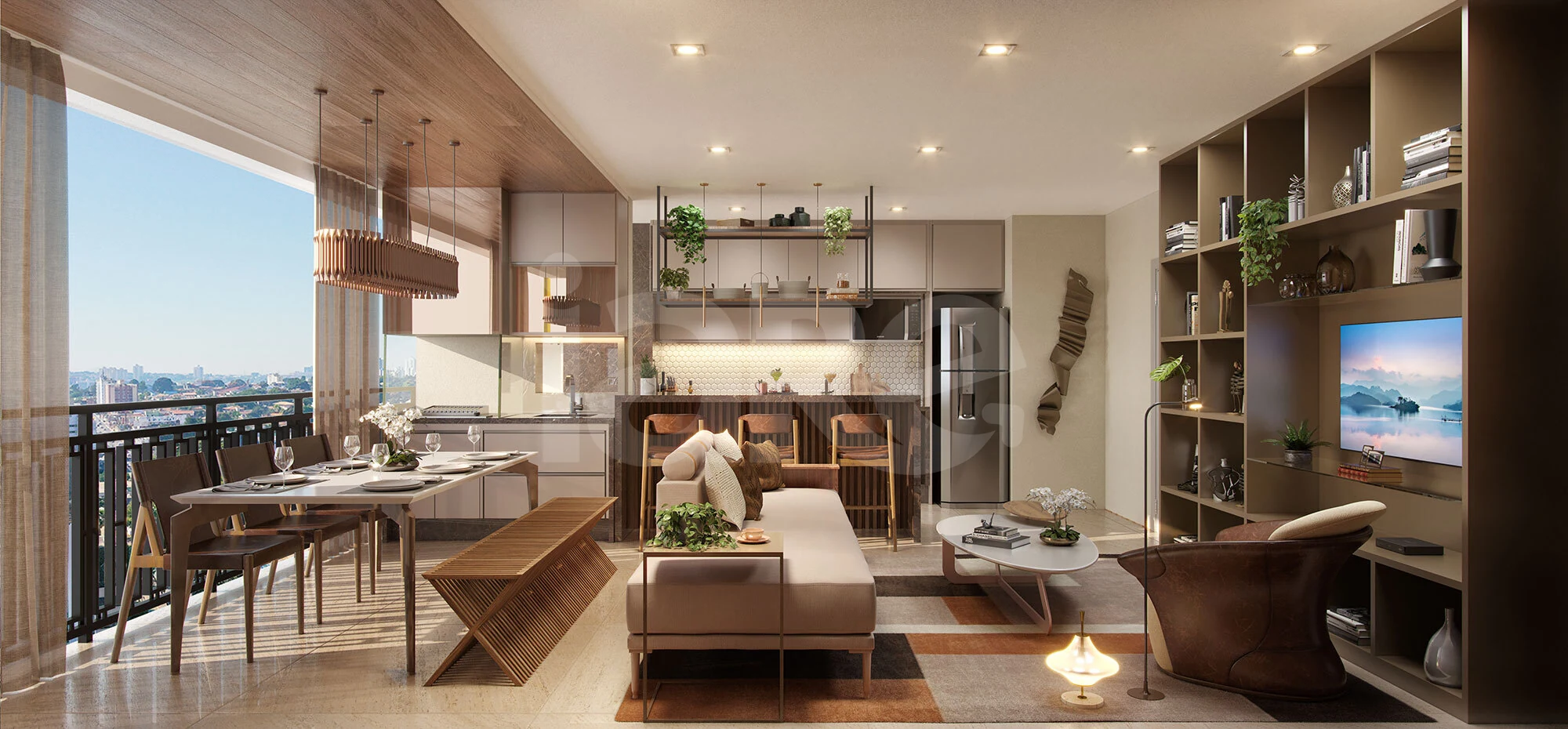 Brooklin Noventa Living - Apartamento com 92,22 m², em Brooklin Paulista — foto 3