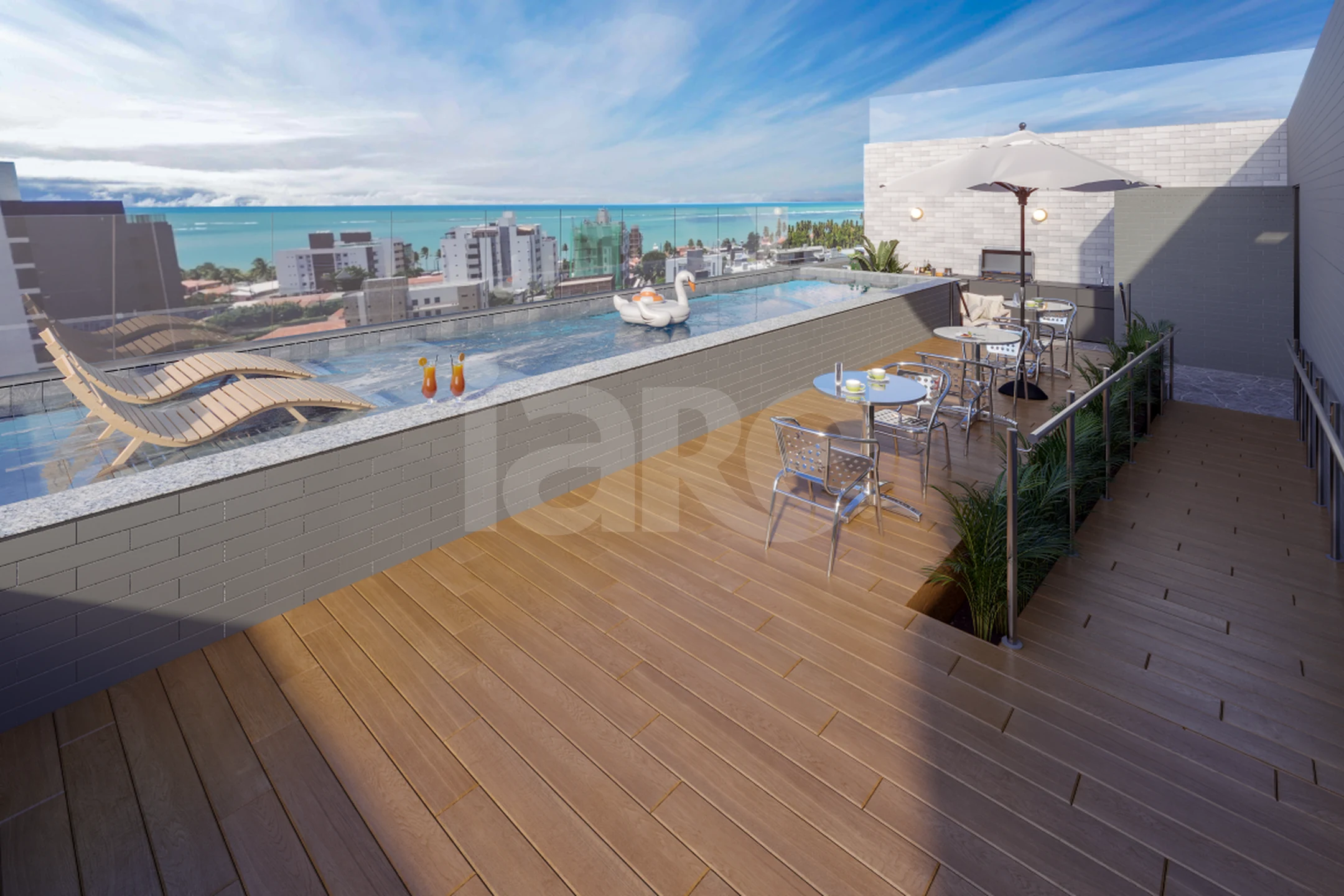Beach View - Garden com 34,59 m², em Ponta de Campina — foto 15