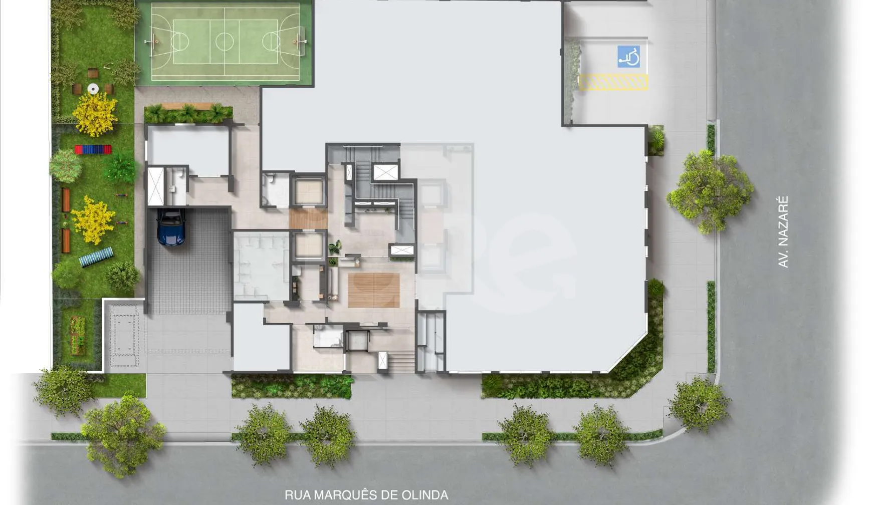 Planta — Pavimento térreo 2