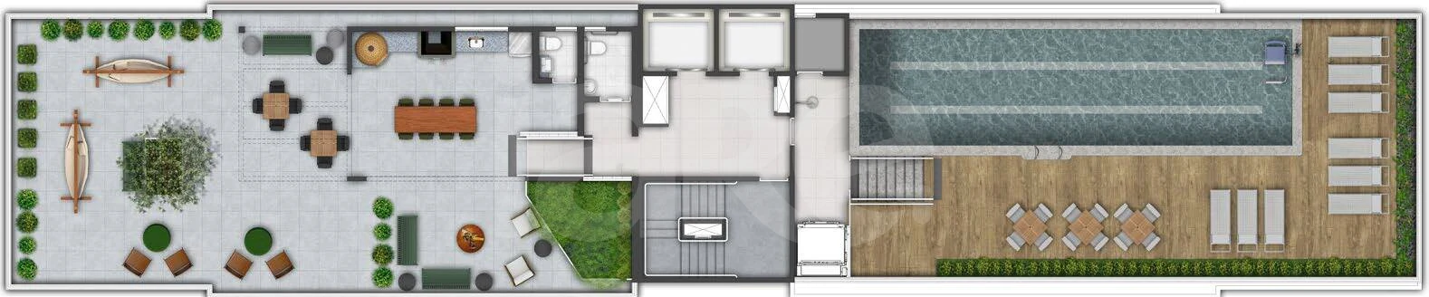 Planta — Pavimento rooftop