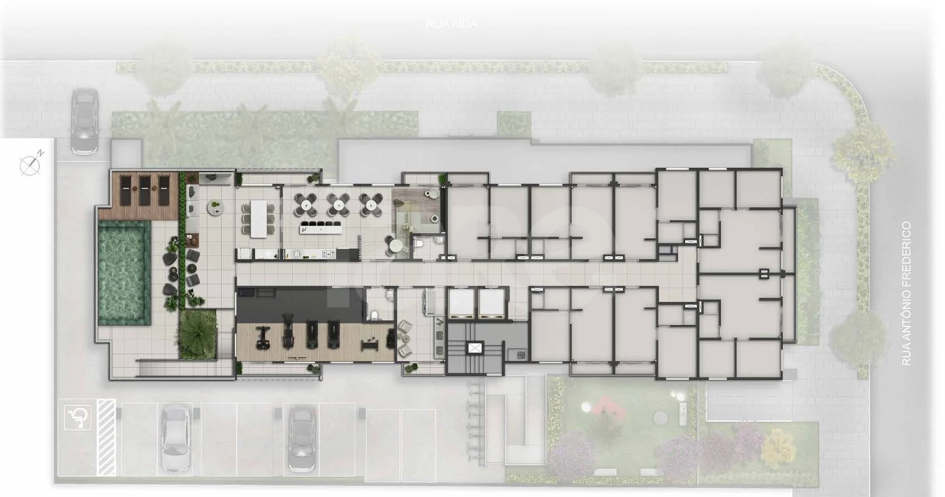 Planta — Pavimento rooftop