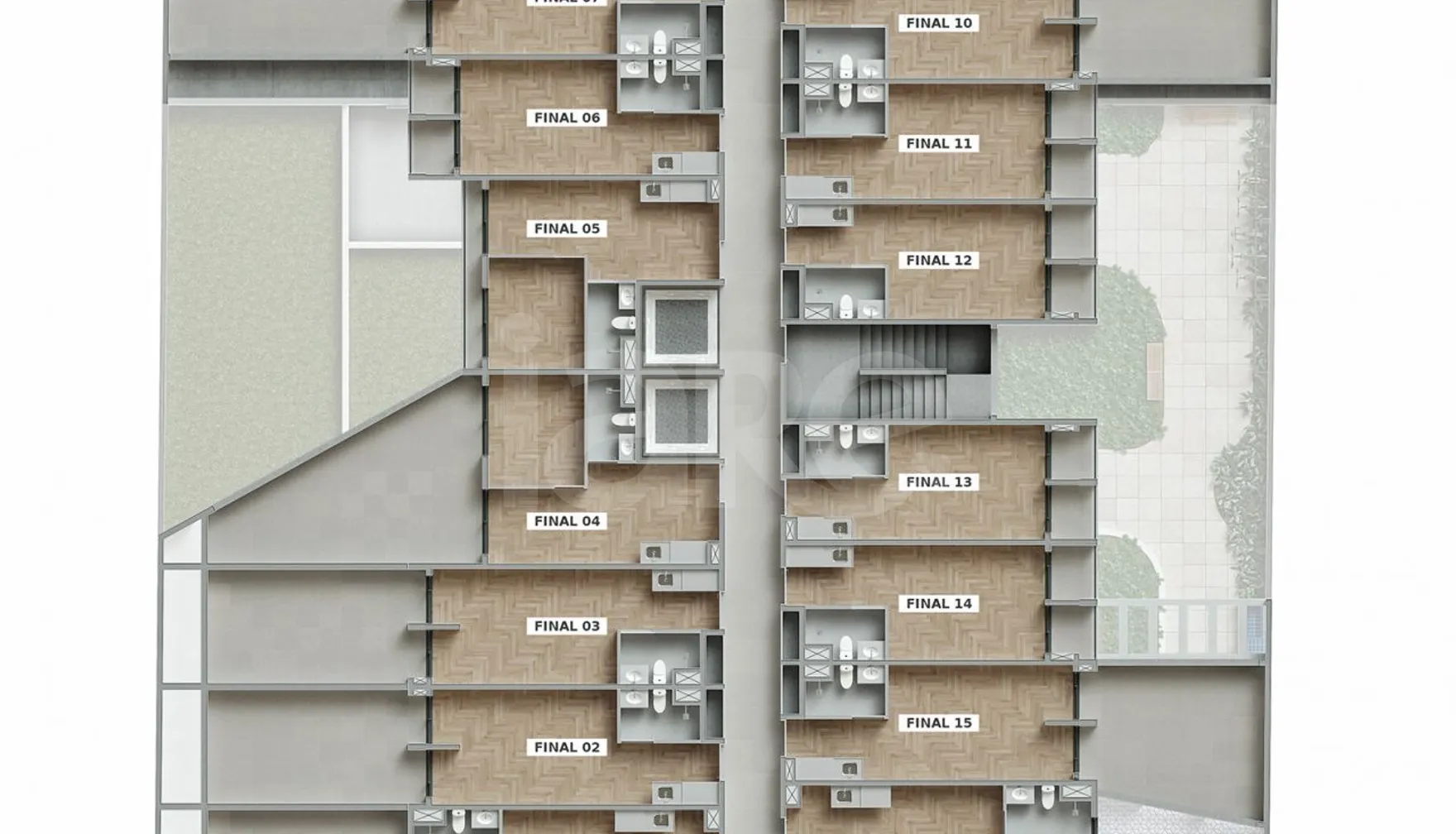 Planta — Pavimento 1