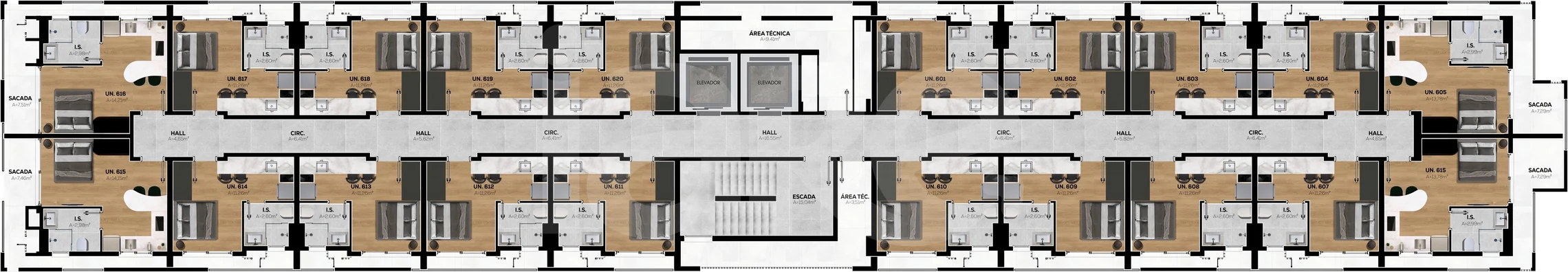 Planta — Pavimento 06