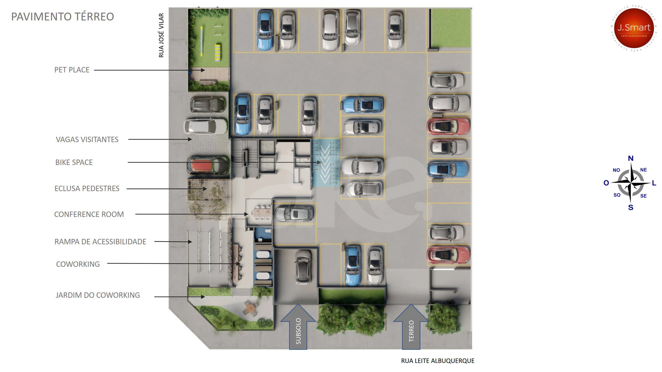 Planta — Implantação Térreo
