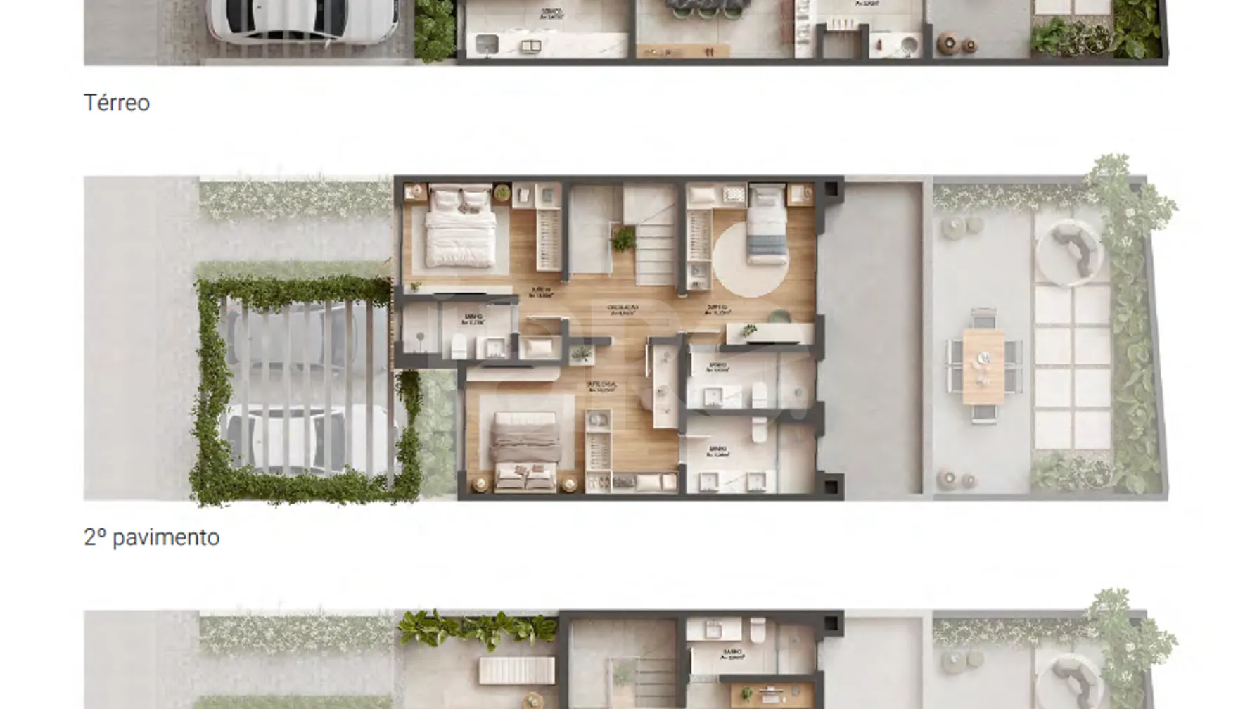 Planta — Casa em Condomínio 294,51 m²