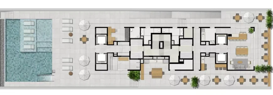 Planta — Pavimento rooftop