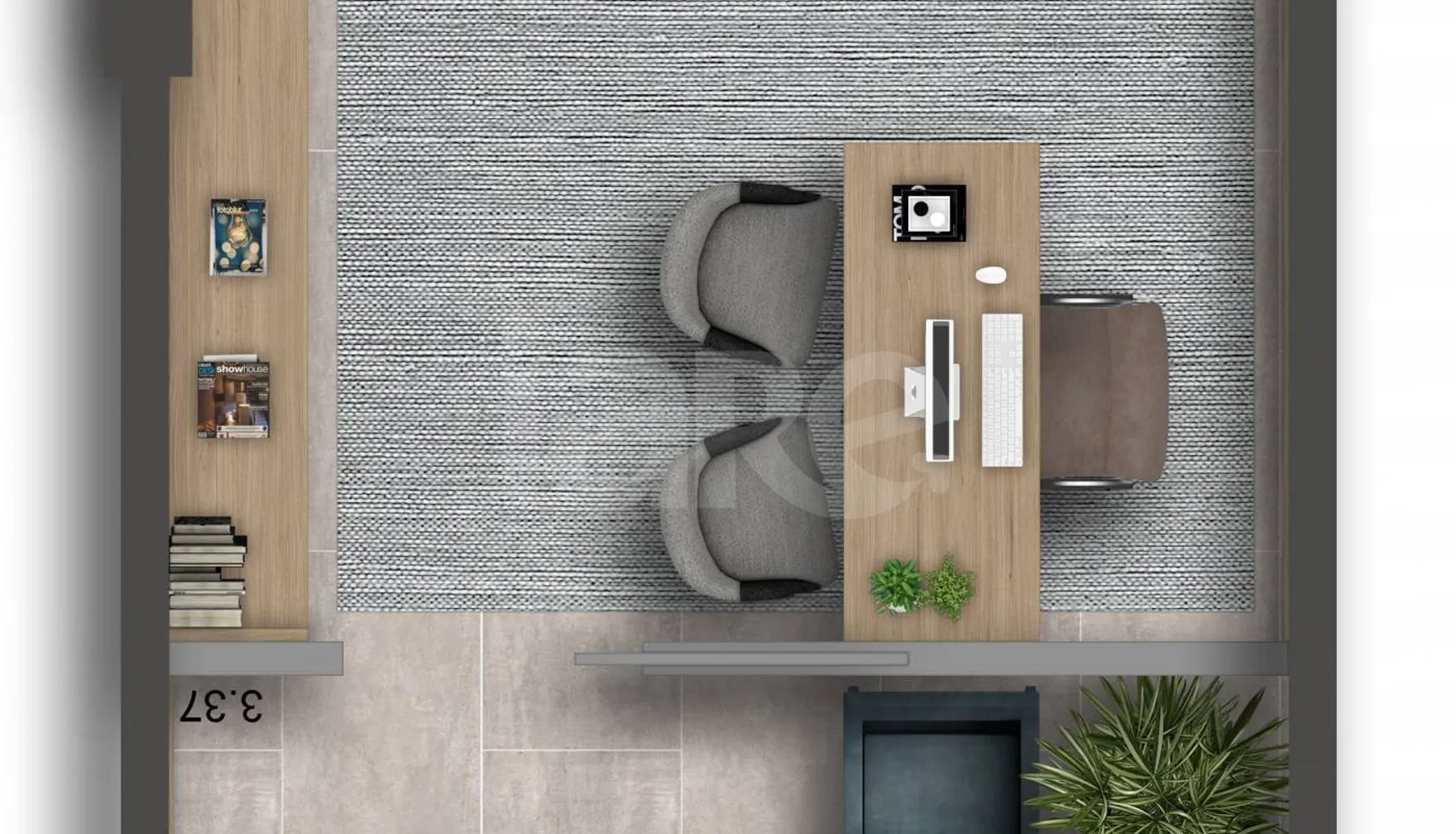 Planta — Sala 28,68 m²
