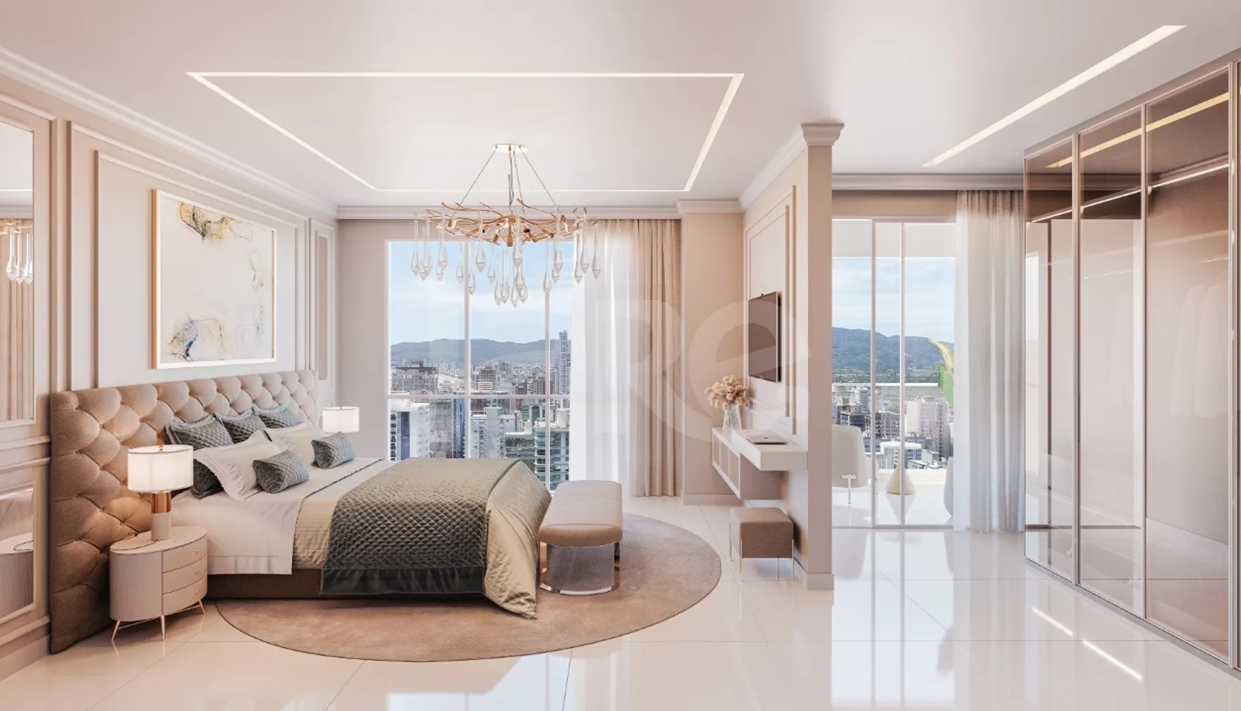 Diamante Residence - Apartamento com 259 m², em Meia Praia — foto 5