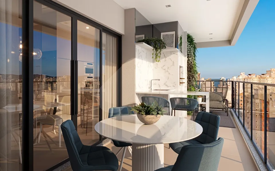 Belize Residencial - Apartamento com 120 m², em Meia Praia — foto 3