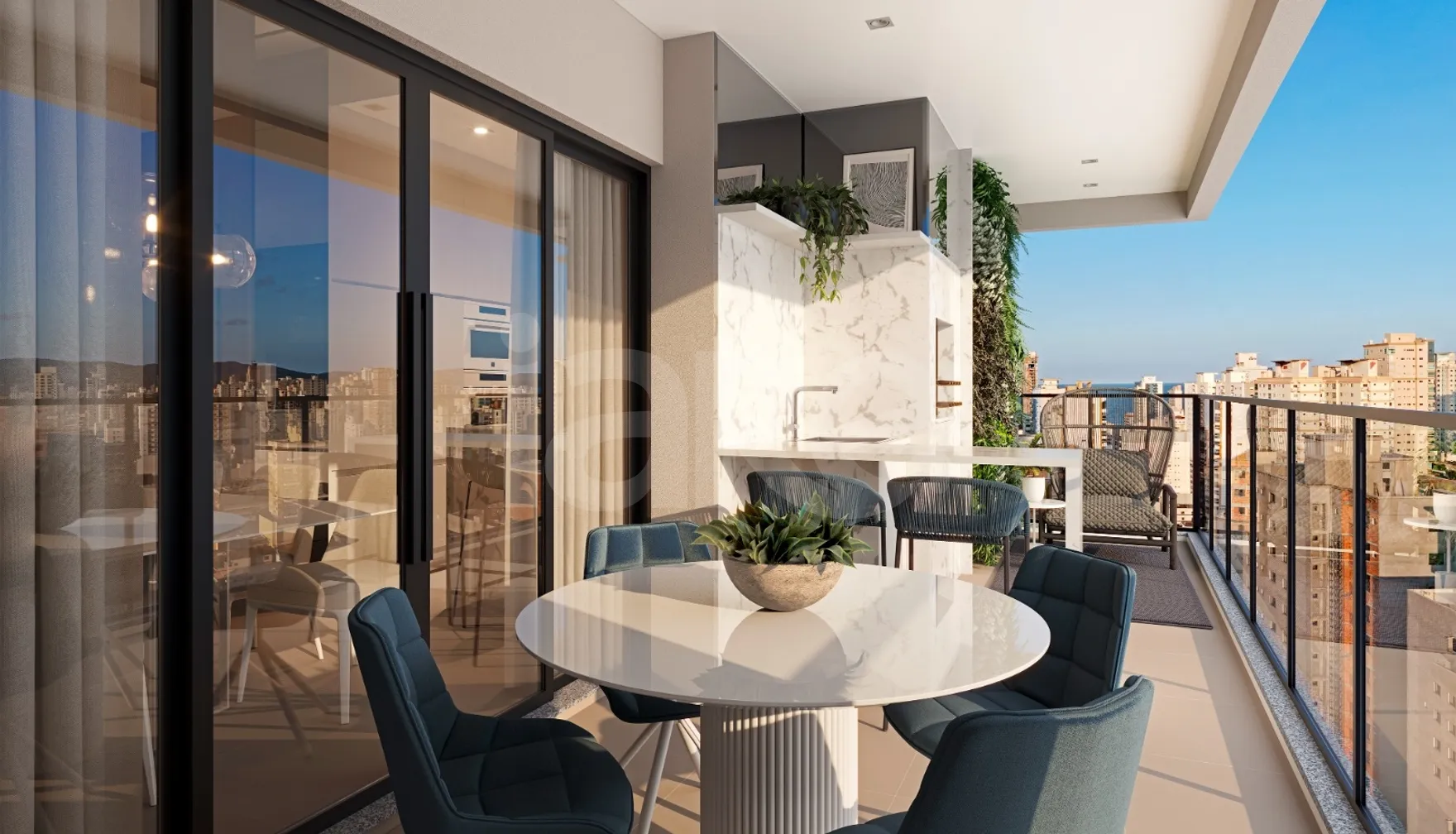 Belize Residencial - Apartamento com 120 m², em Meia Praia — foto 9