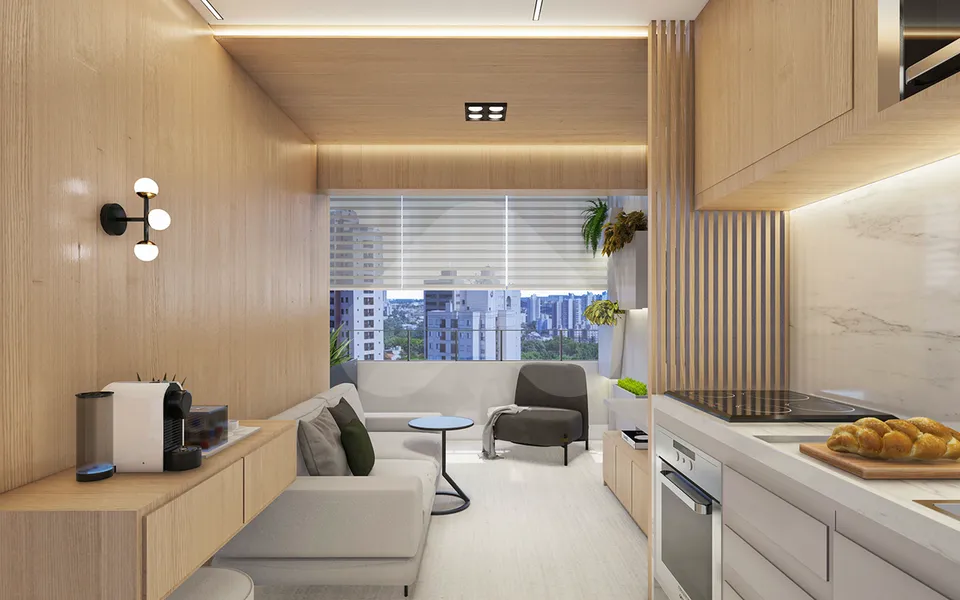 Wave - Apartamento com 33 m², em República — foto 8
