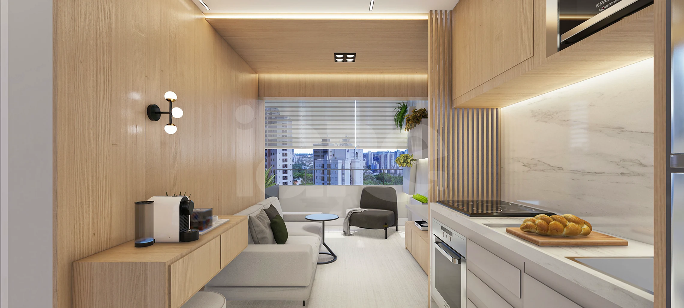 Wave - Apartamento com 46 m², em República — foto 8