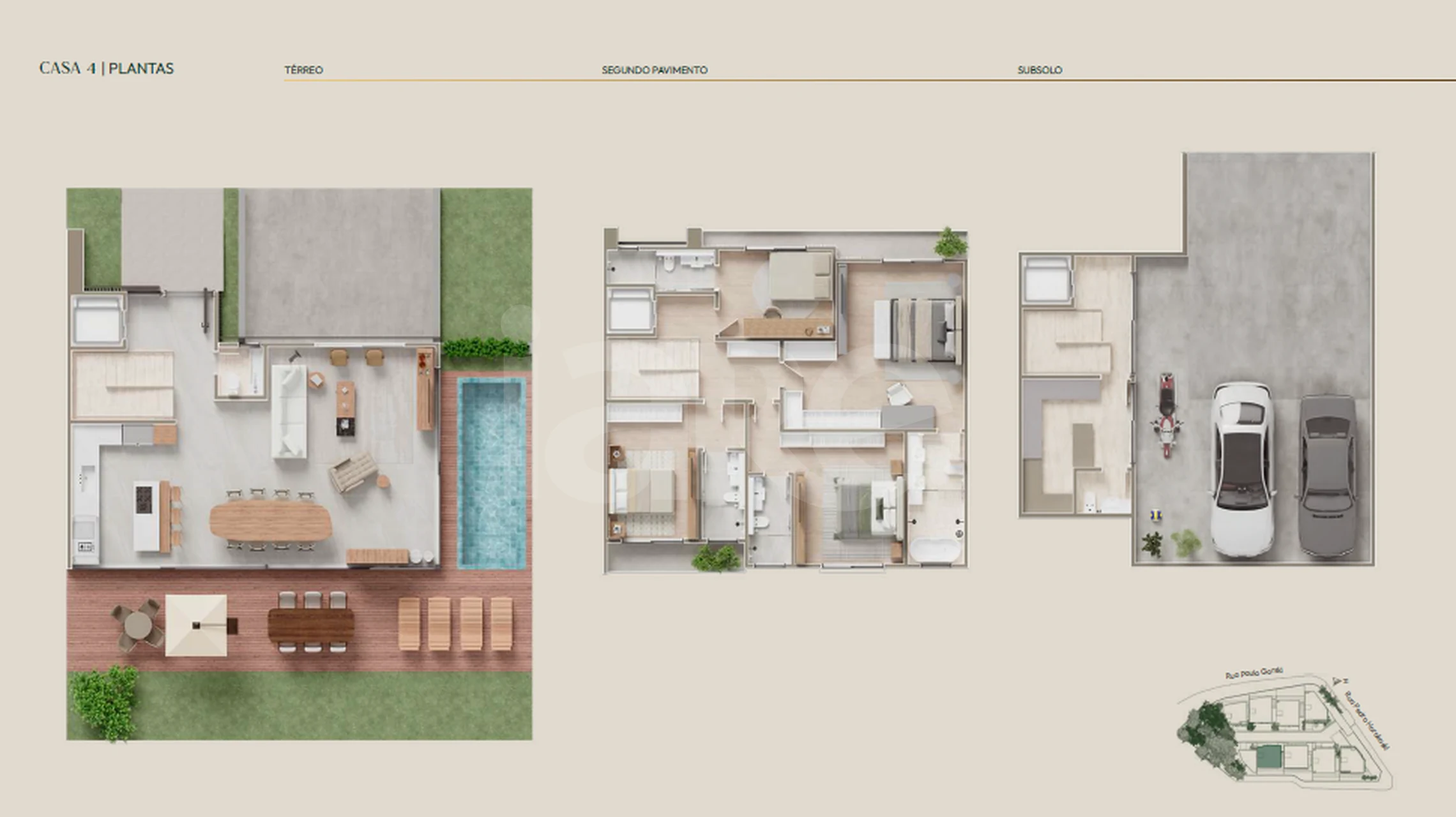 Planta — Casa em Condomínio 301,79 m²