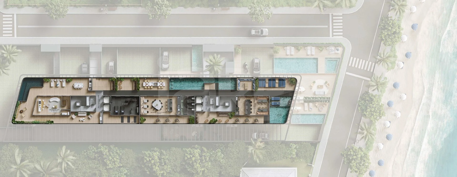 Planta — Pavimento rooftop