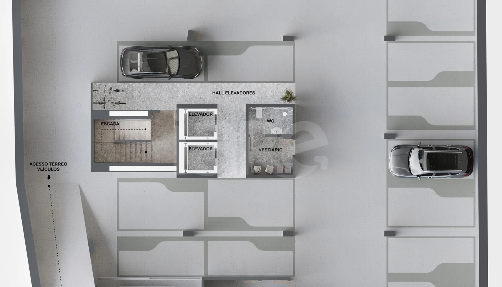 Planta — Pavimento subsolo