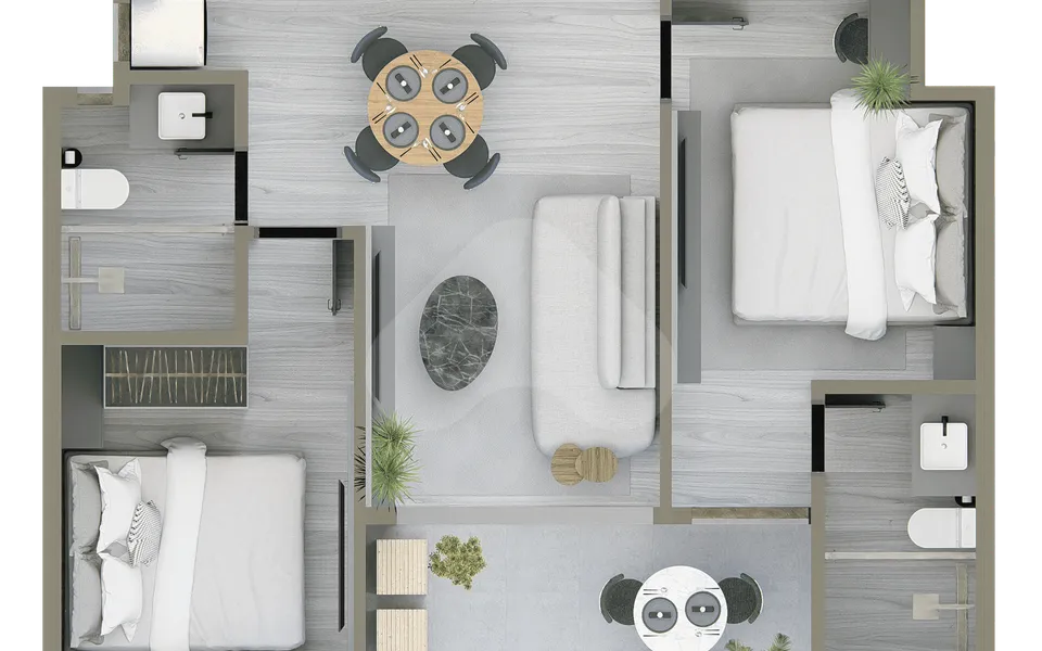 Nakhon Manaira - Studio com 35,22 m², em Manaíra — foto 17