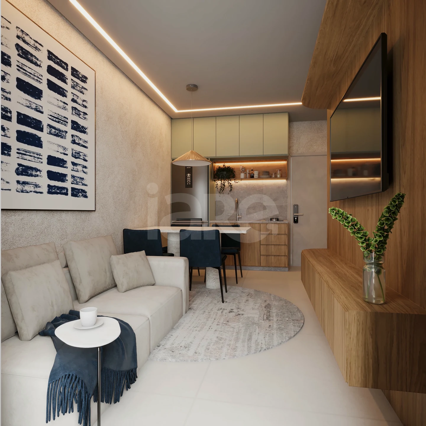 Planta — Apartamento 35,45 m²