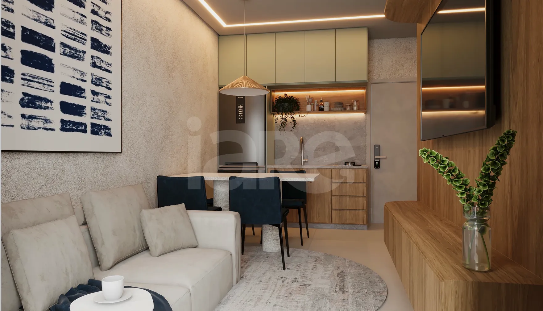 Planta — Apartamento 35,45 m²