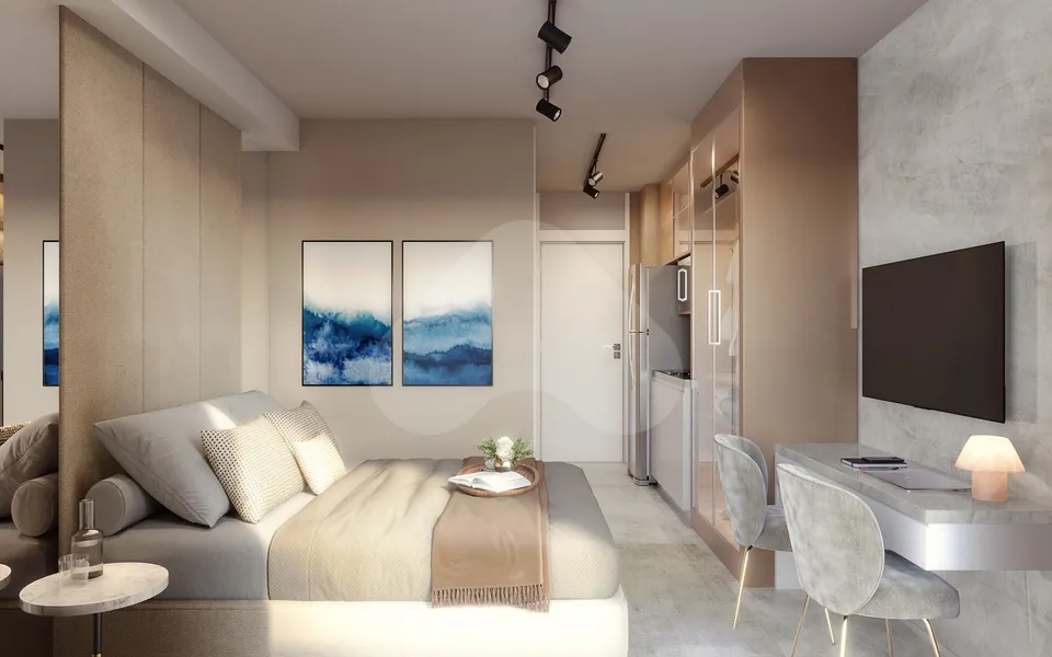 Novvo Estação Largo Treze - Apartamento com 25 m², em Santo Amaro — foto 2