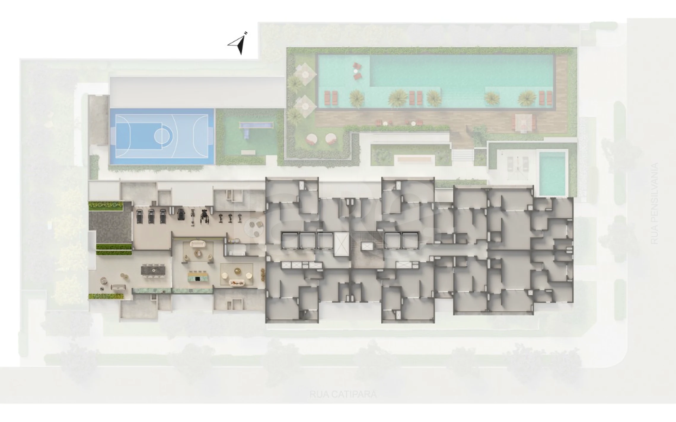 Planta — Pavimento rooftop