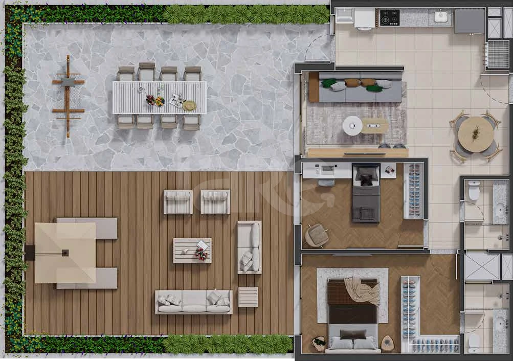 Planta — Garden 170,15 m²