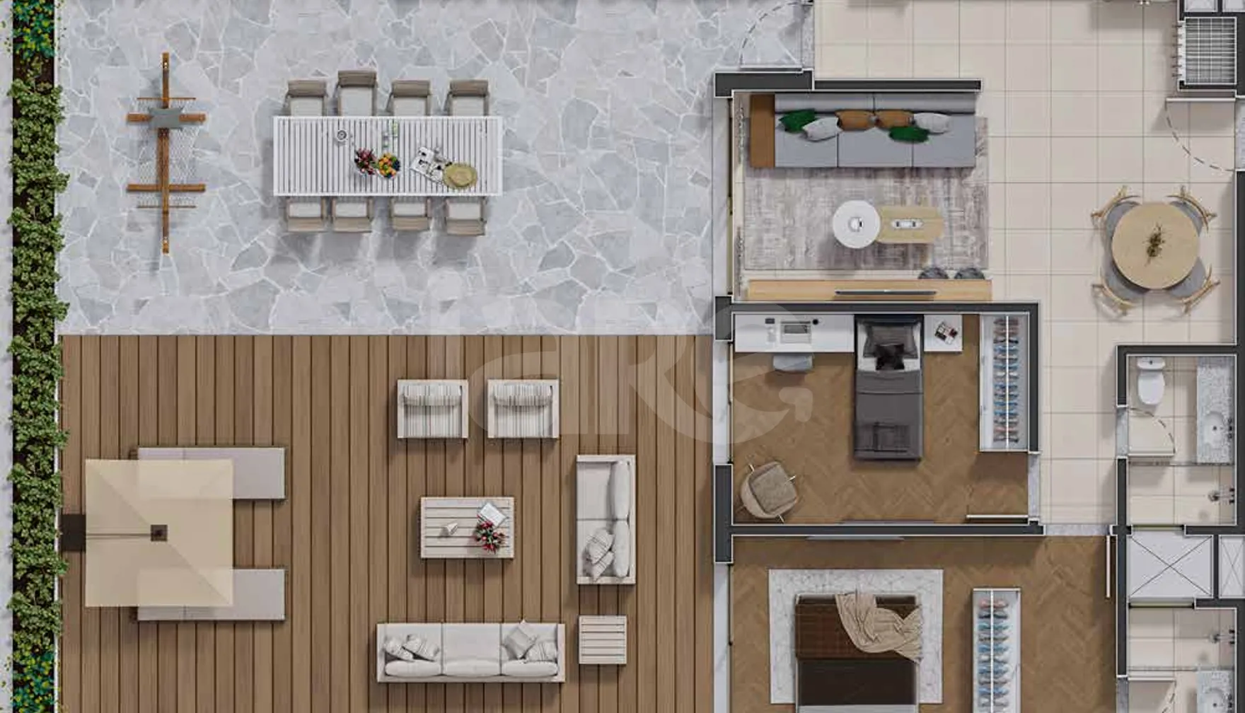 Planta — Garden 170,15 m²
