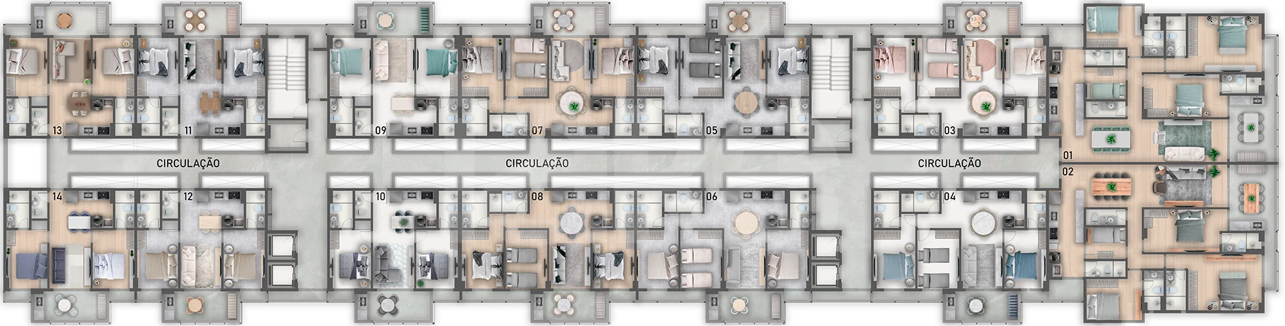 Planta — Pavimento 1