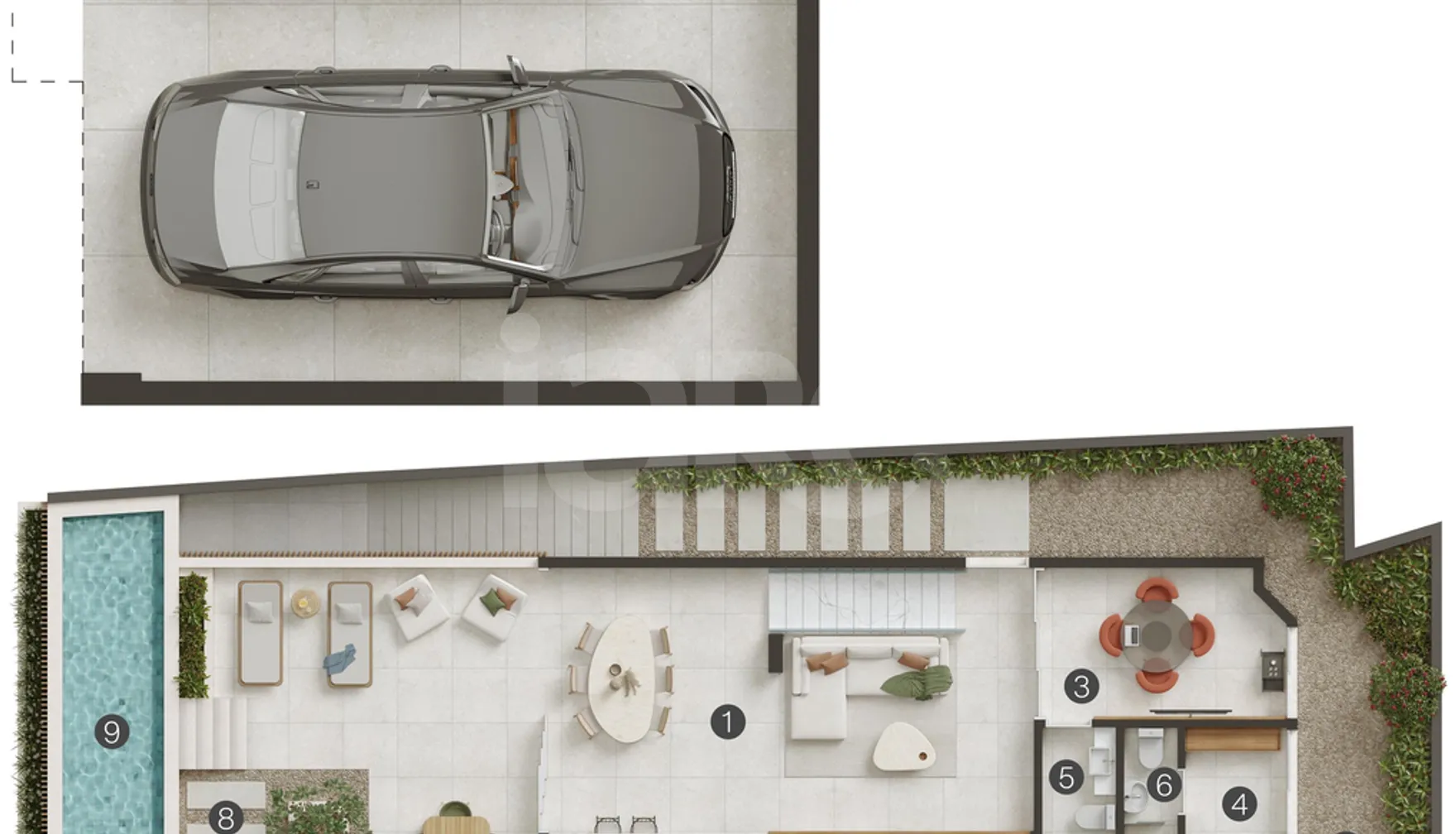 Planta — Casa em Condomínio 363,69 m²