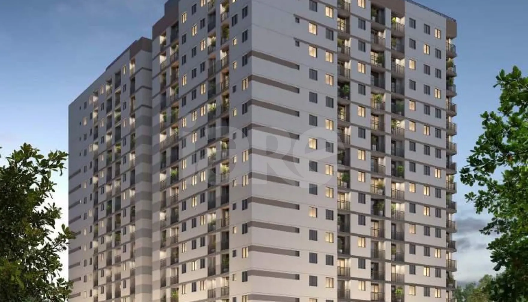 Saudosa Praça Onze Residencial - Apartamento com 31,4 m², em Centro — foto 1