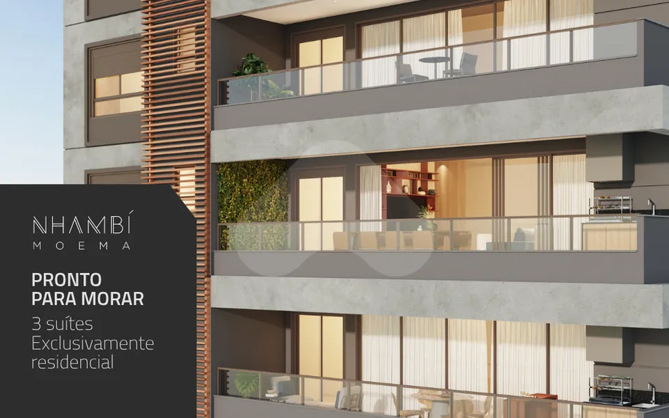 Nhambi Moema - Apartamento com 111,22 m², em Moema — foto 2