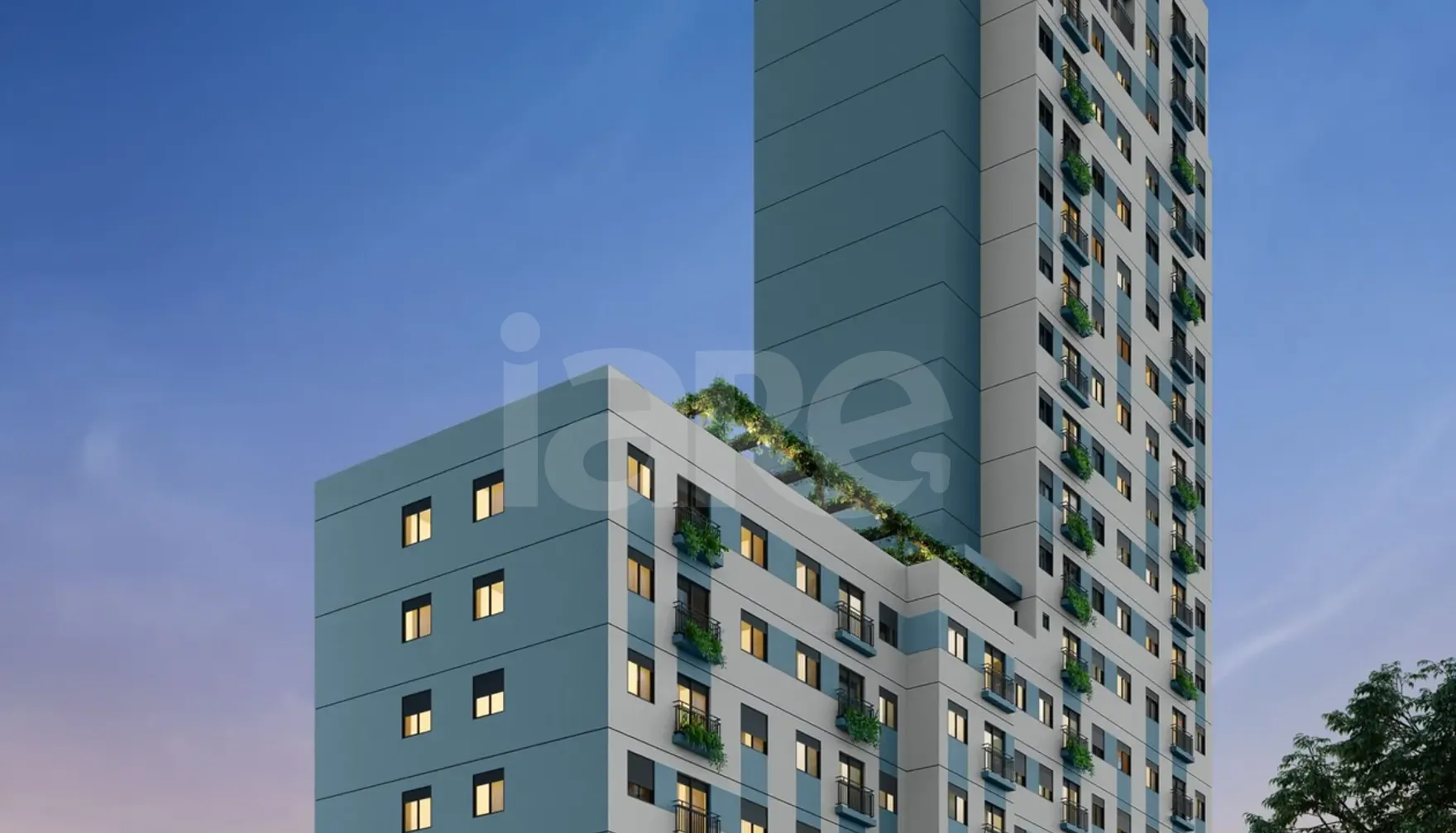 Bem Viver Albuquerque Lins - Apartamento com 34,65 m², em Santa Cecília — foto 2