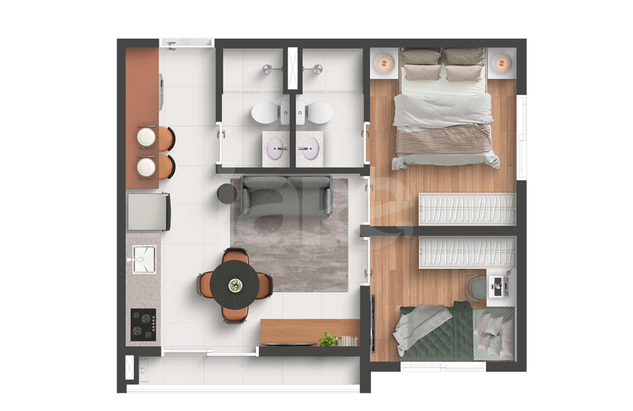 Planta — Garden 36,2 m²