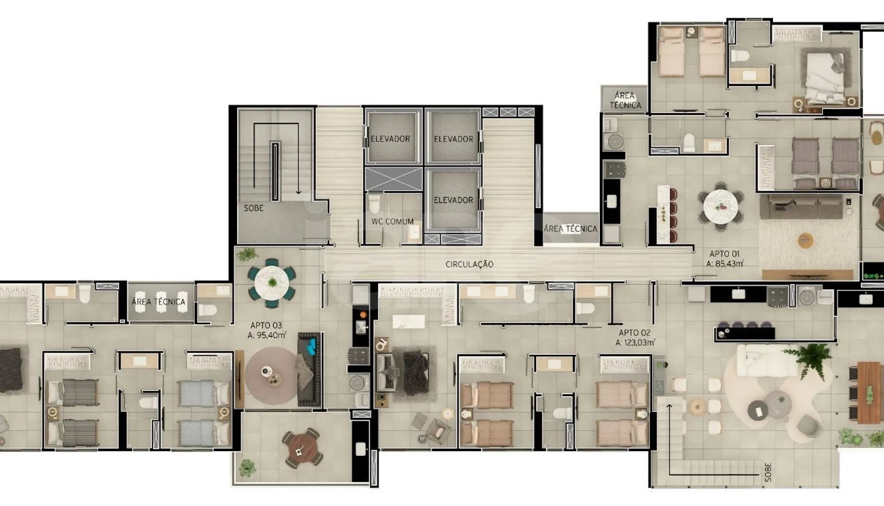 Planta — Pavimento 27