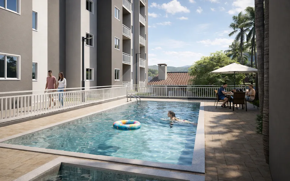 Rio+ Residencial Clube - Apartamento com 43,41 m², em Jacarepaguá — foto 9