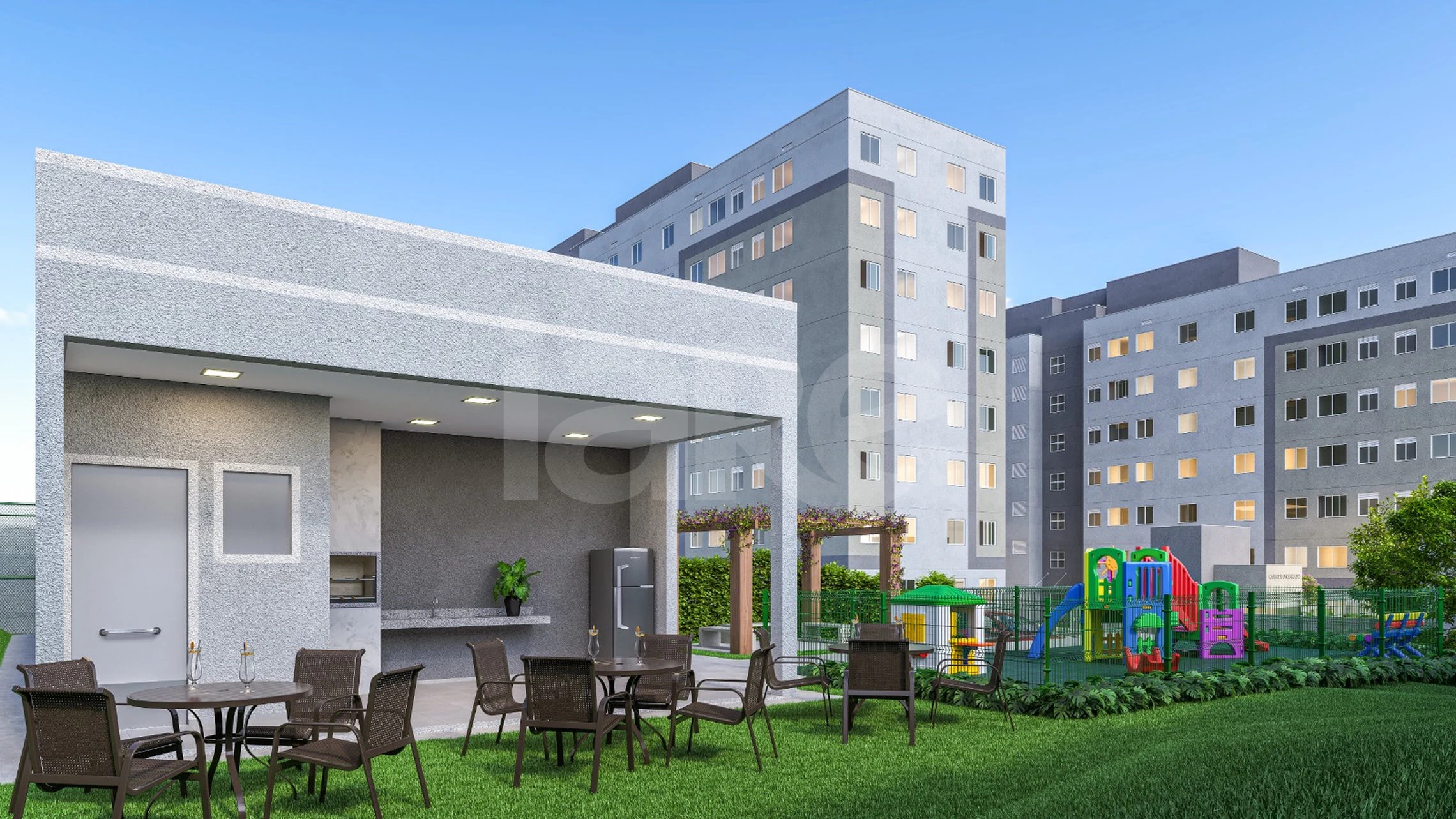 Campo do Cerrado - Apartamento com 38,37 m², em Vila das Flores — foto 7