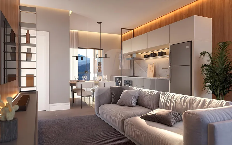 New York - Apartamento com 70 m², em Morretes — foto 13